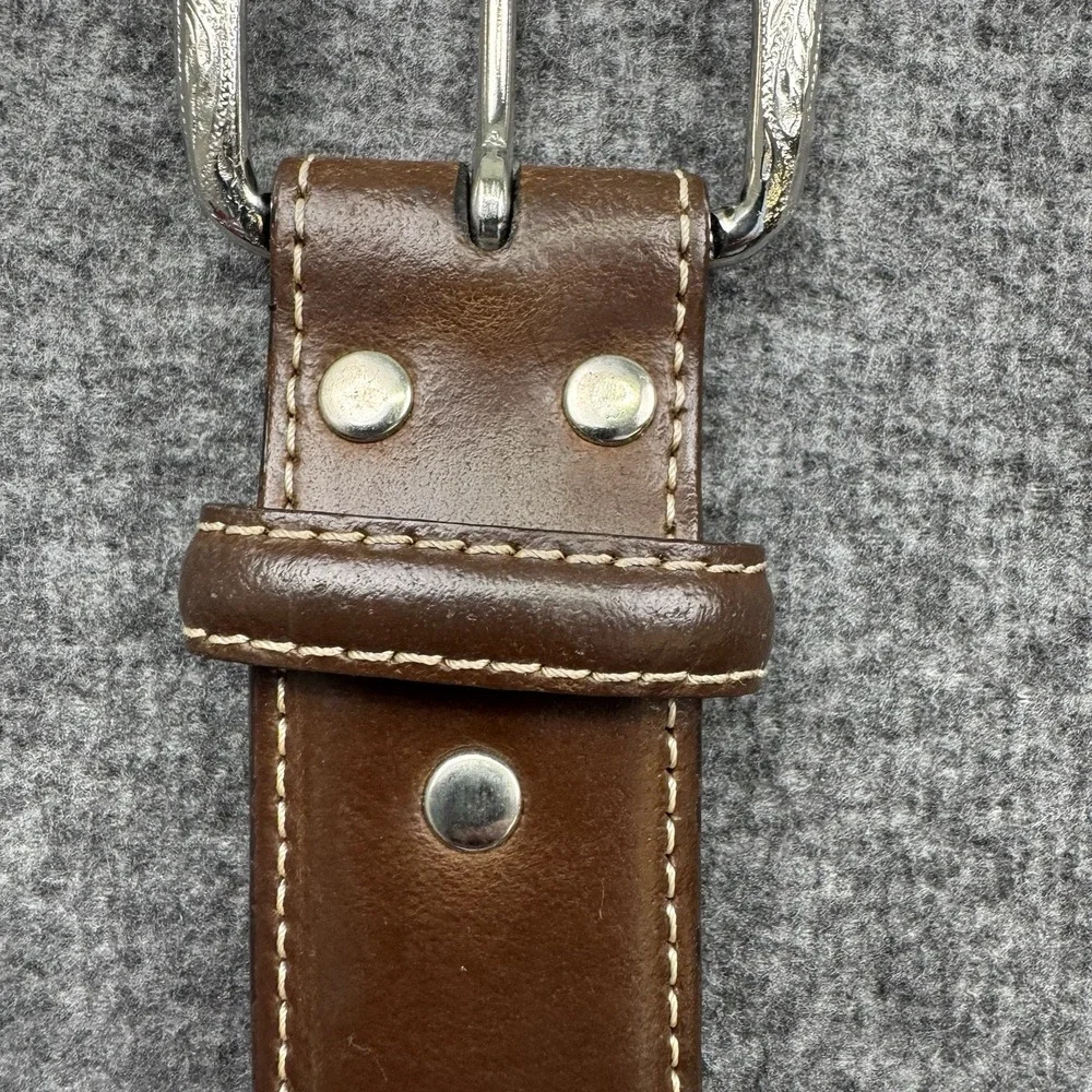 Nocona Brown Belt Southwest‎ Western Cowboy N2483602 Size 34 *READ*